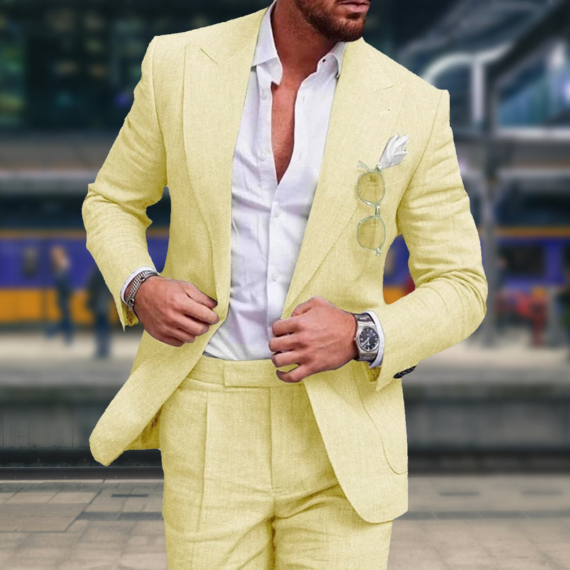 Hilmar - Eleganter Schmale Passform Anzug