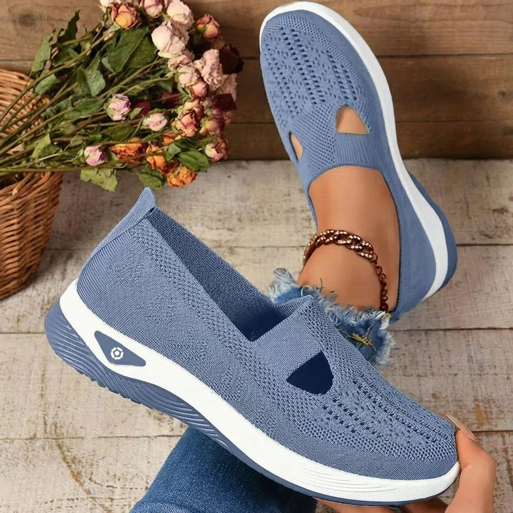 Haniya – Atmungsaktive Slip-On Turnschuh Aus Strick