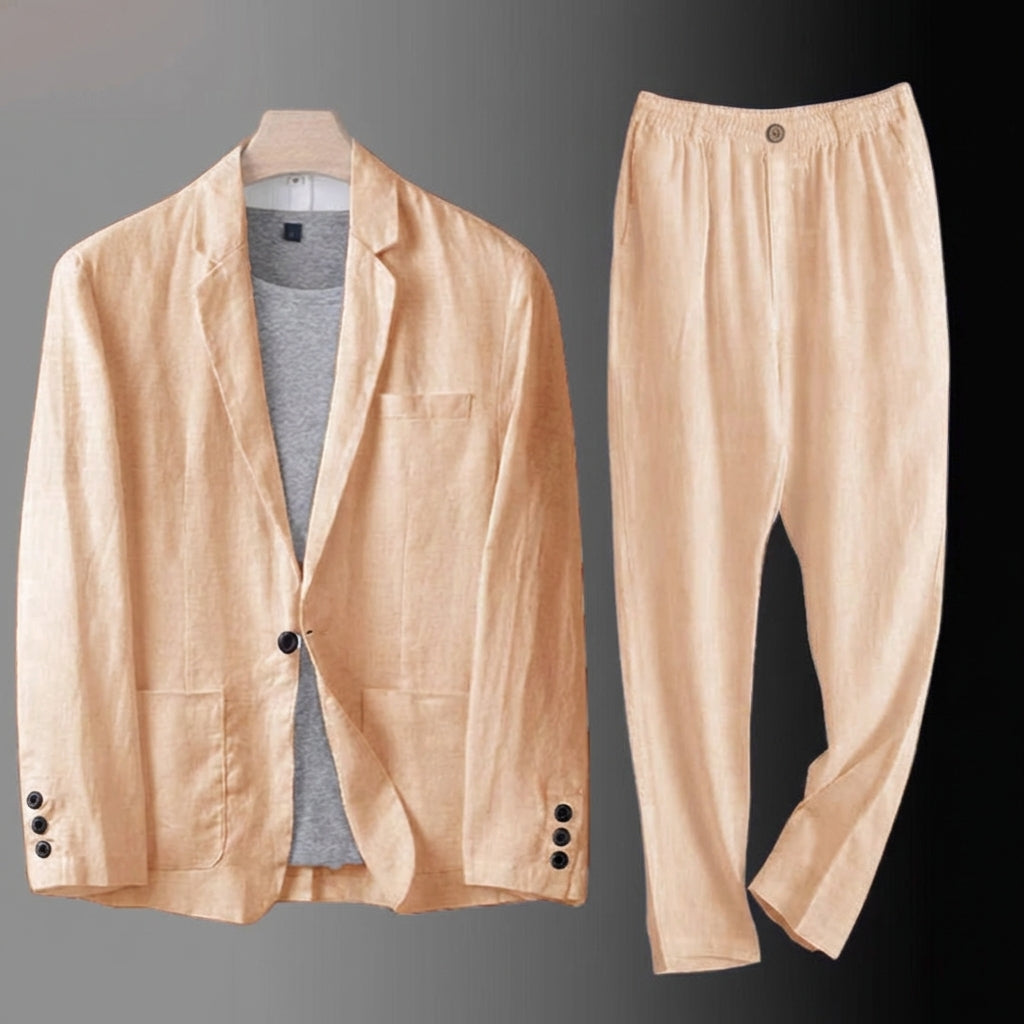 Sverrir – Zweiteiliger Anzug Aus Leinen