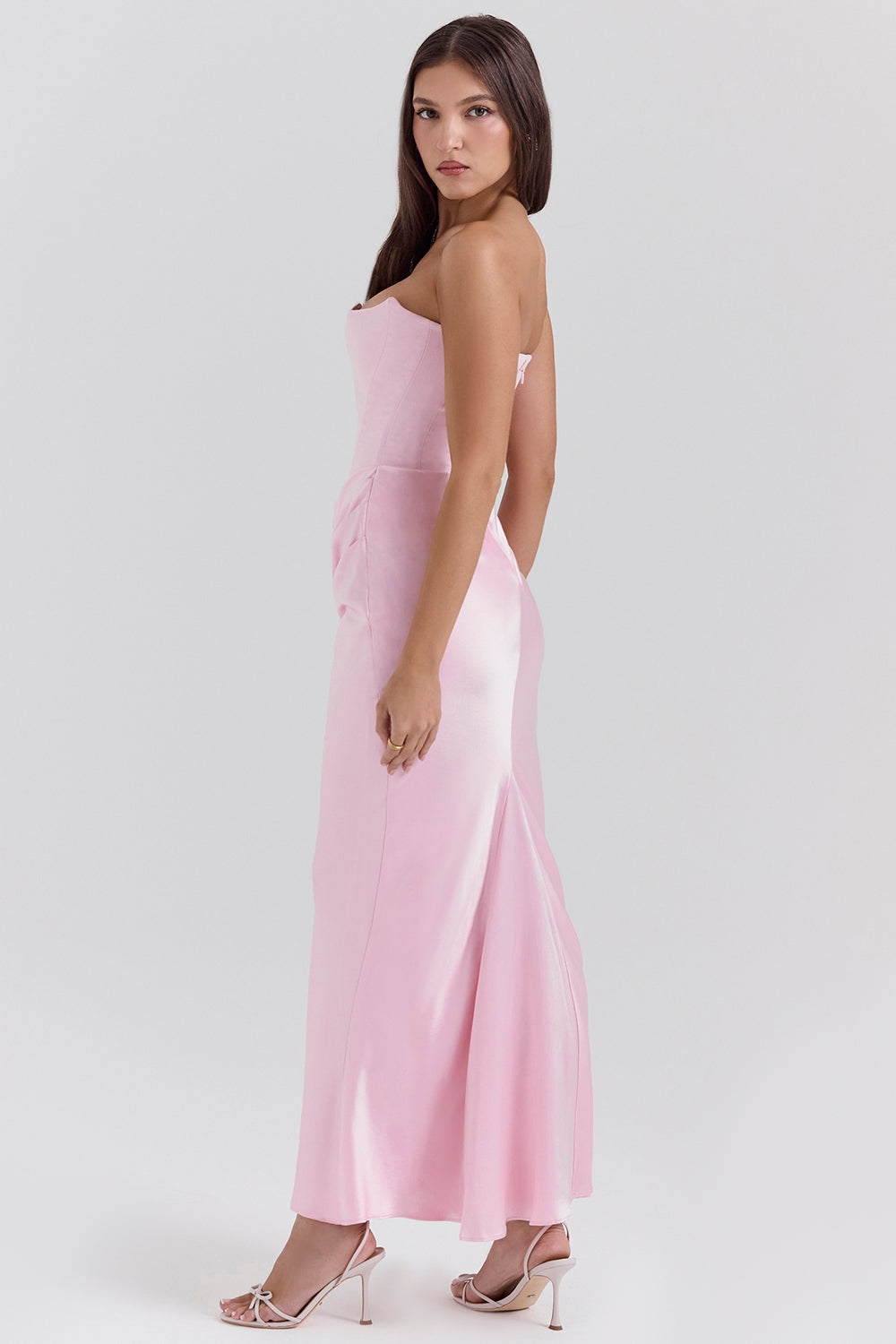 Alanis – Maxikleid Mit Schulterfreiem Ausschnitt
