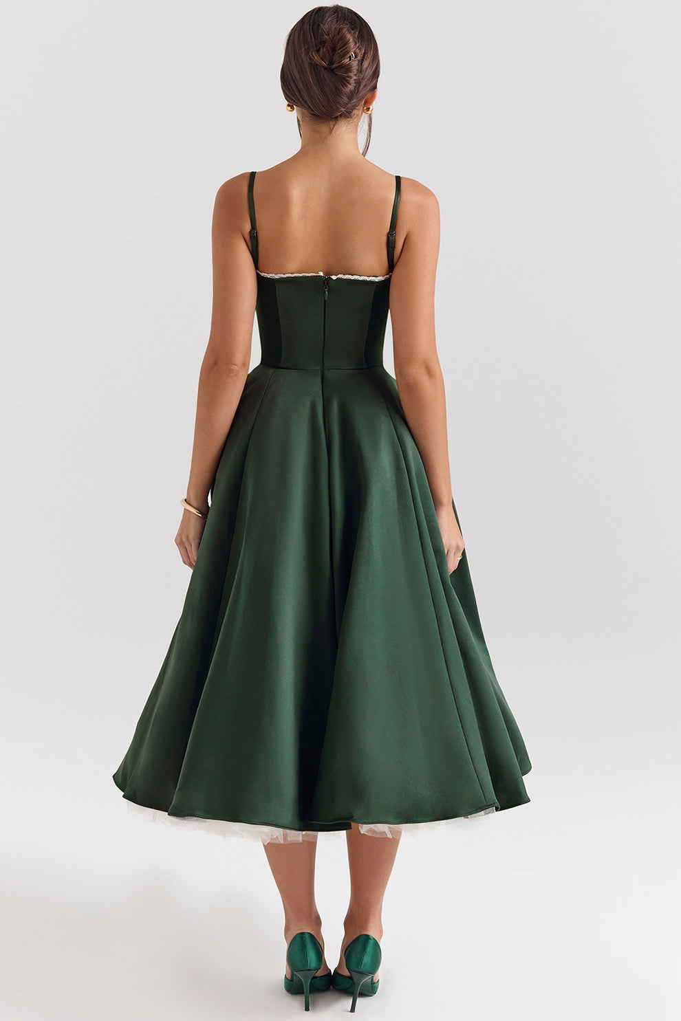 Arestina – Modisches Midi Kleid Aus Tüll