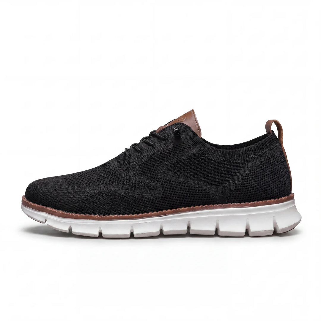 Muhittin – Sneaker mit Strickobermaterial Und Schnürverschluss