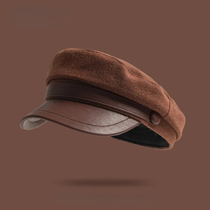Zivko – Leder Baskenmütze