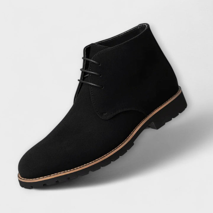 Rubin – Schnürstiefel Aus Wildleder