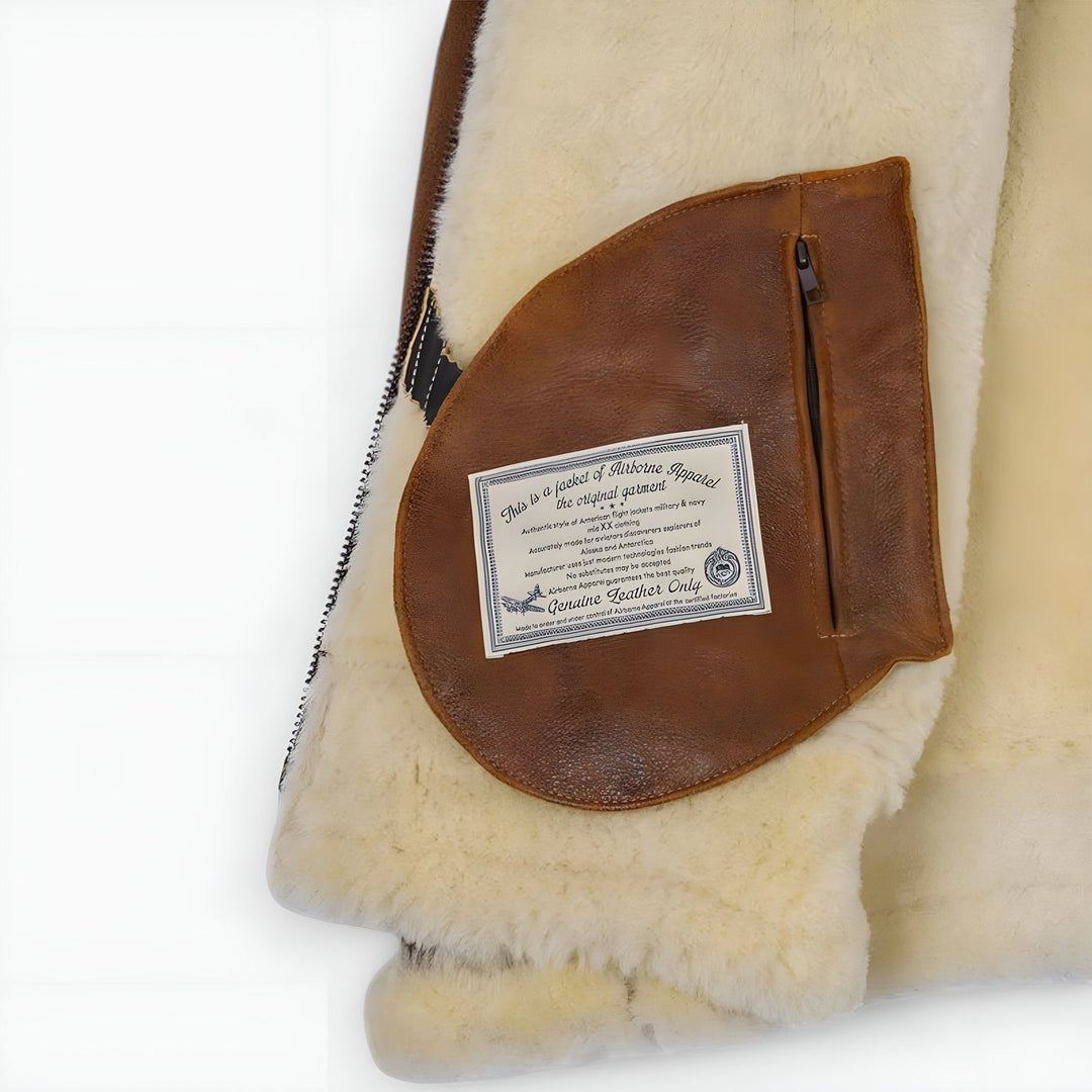 Grantham – Bomberjacke mit Fellkapuze