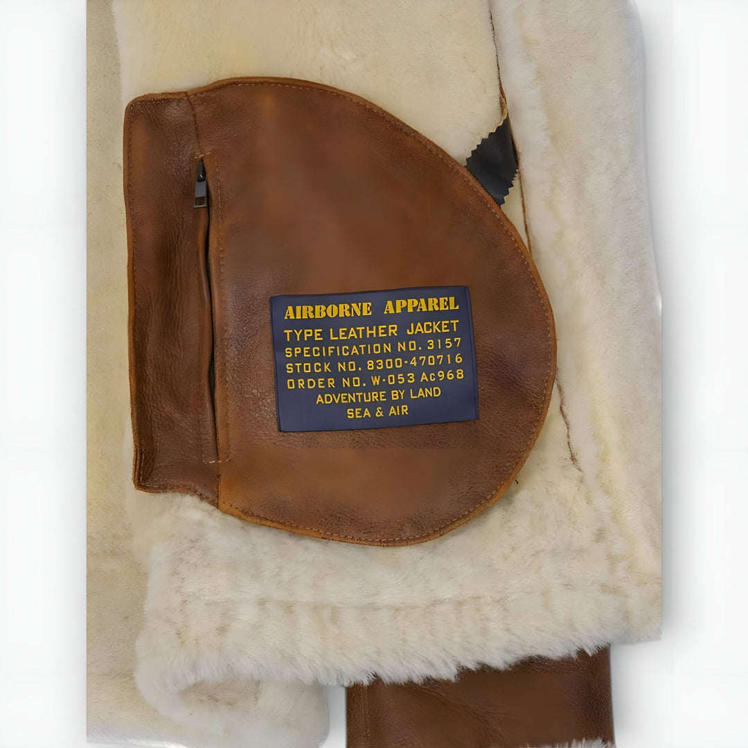 Grantham – Bomberjacke mit Fellkapuze