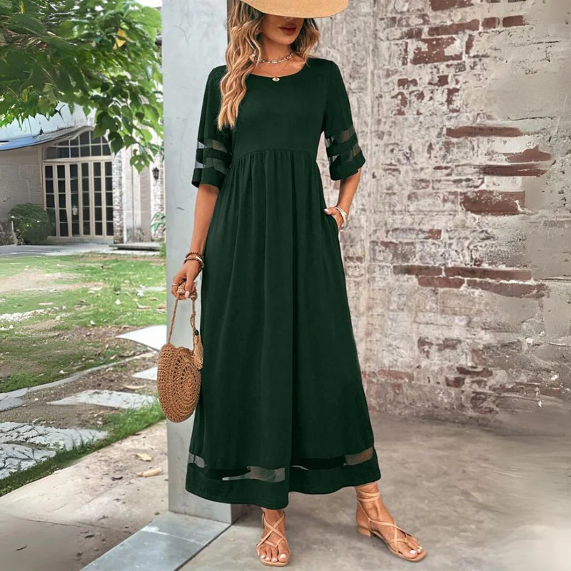 Dayena – Elegantes Kleid Mit Bauchbedeckung