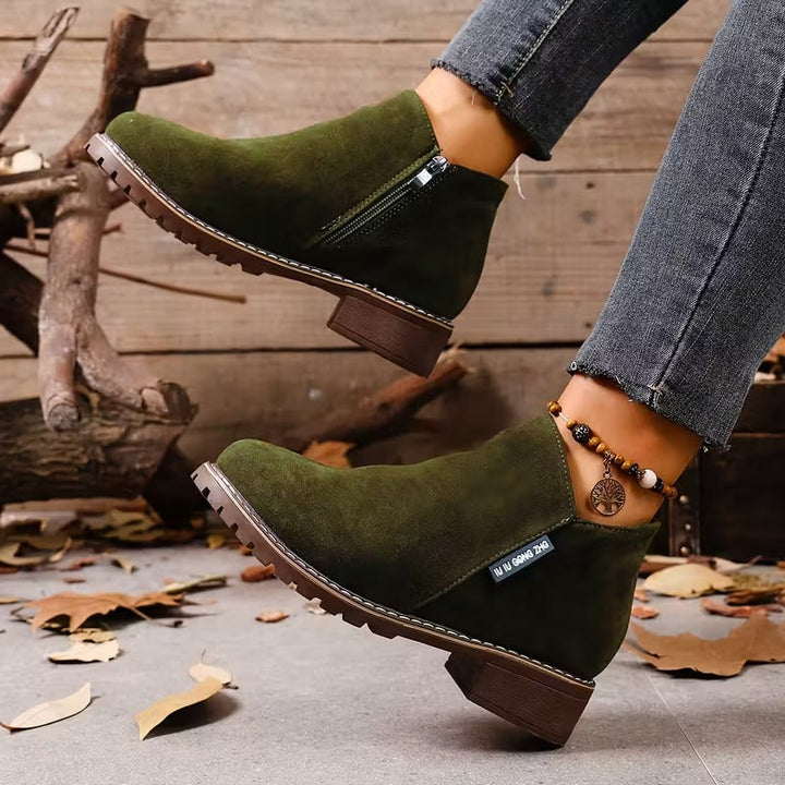 Myrcella – Lässiger Orthopädischer Leder Stiefel
