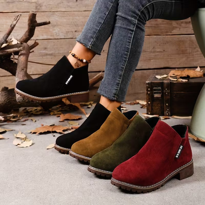 Myrcella – Lässiger Orthopädischer Leder Stiefel