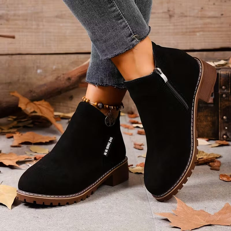 Myrcella – Lässiger Orthopädischer Leder Stiefel