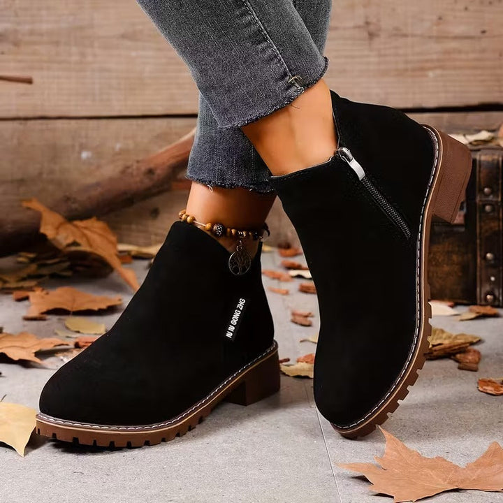 Myrcella – Lässiger Orthopädischer Leder Stiefel