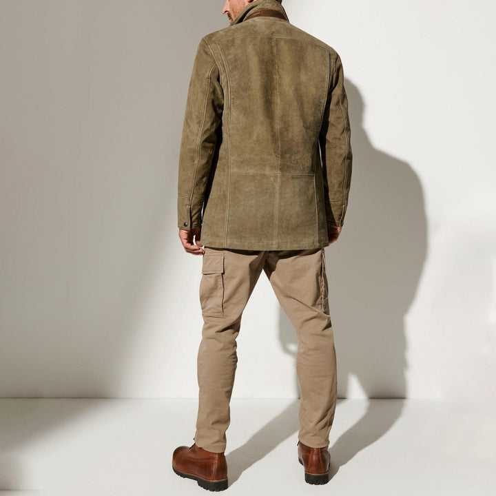 Cesario – Klassische Vintage Leder Jacke