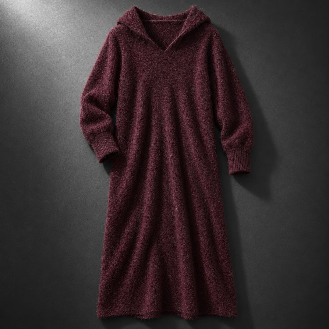 Karsyn - Kaschmir Kleid Mit Kapuze