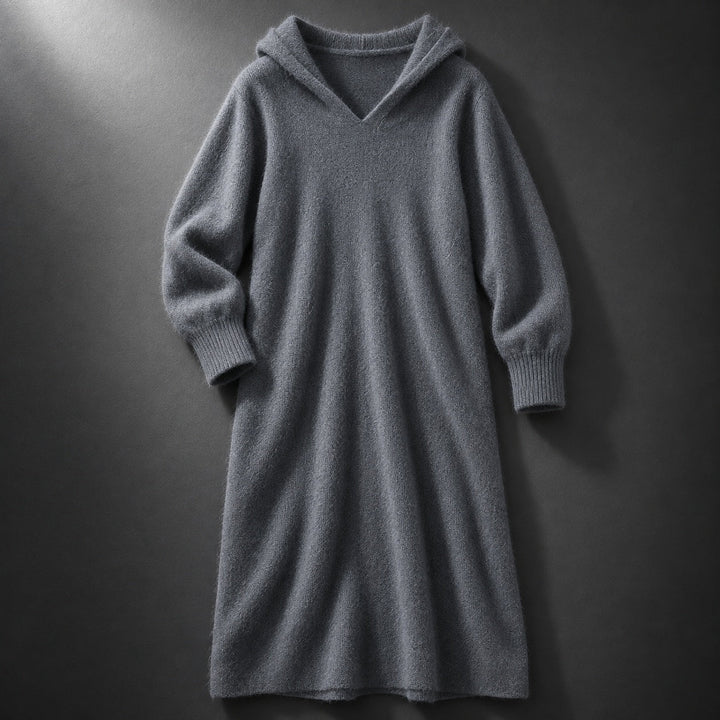 Karsyn - Kaschmir Kleid Mit Kapuze