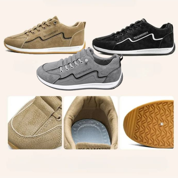 Francesco – Bequemer Schnür Turnschuh