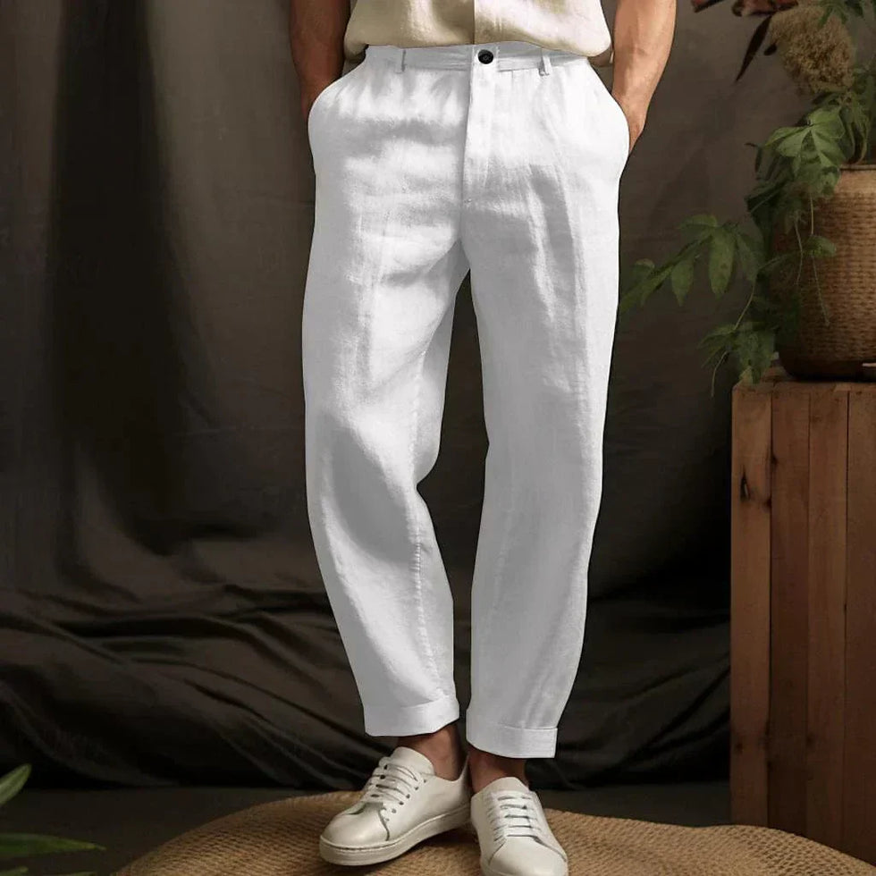 Derik - Sommerhose Aus Leinen