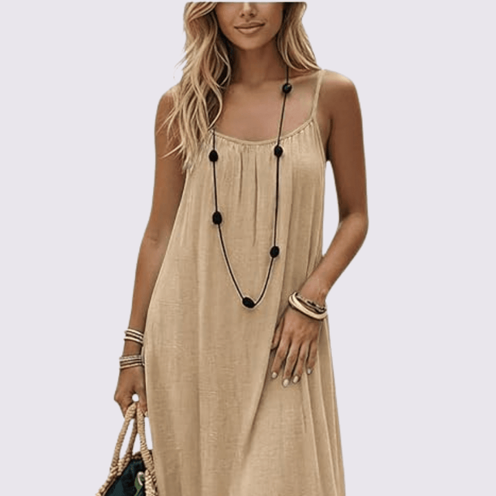 Diandra – Elegantes Rückenfreies Maxikleid