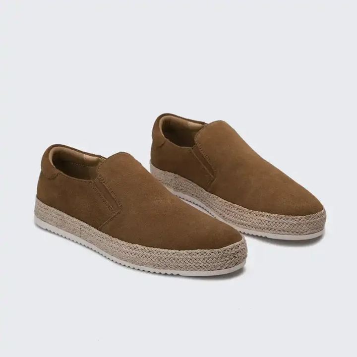 Hanya – Slip-On Schuhe Aus Wildleder Mit Espadrille Sohlen