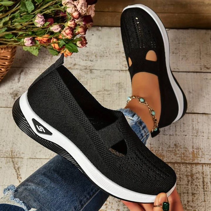 Haniya – Atmungsaktive Slip-On Turnschuh Aus Strick