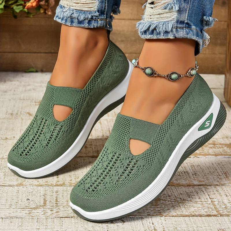 Haniya – Atmungsaktive Slip-On Turnschuh Aus Strick