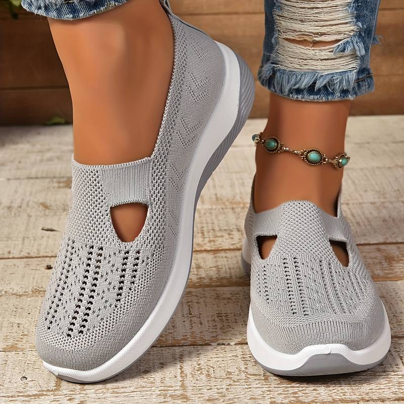 Haniya – Atmungsaktive Slip-On Turnschuh Aus Strick