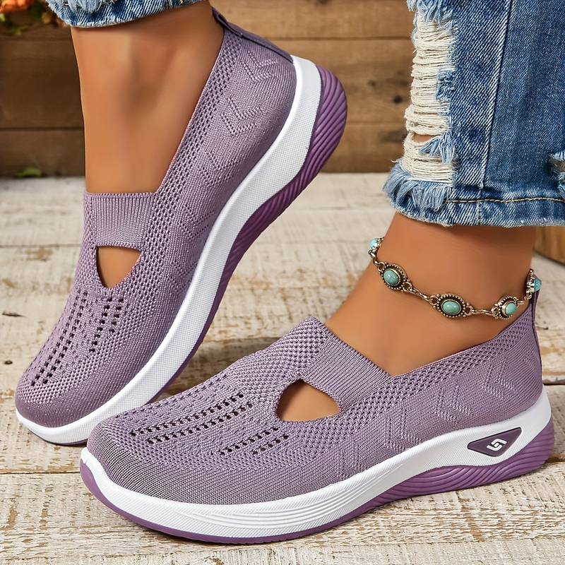 Haniya – Atmungsaktive Slip-On Turnschuh Aus Strick