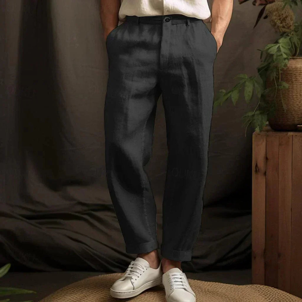 Derik - Sommerhose Aus Leinen