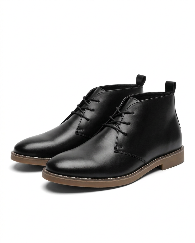 Mathyas – Chukka-Stiefeletten Aus Leder Mit Schnürung