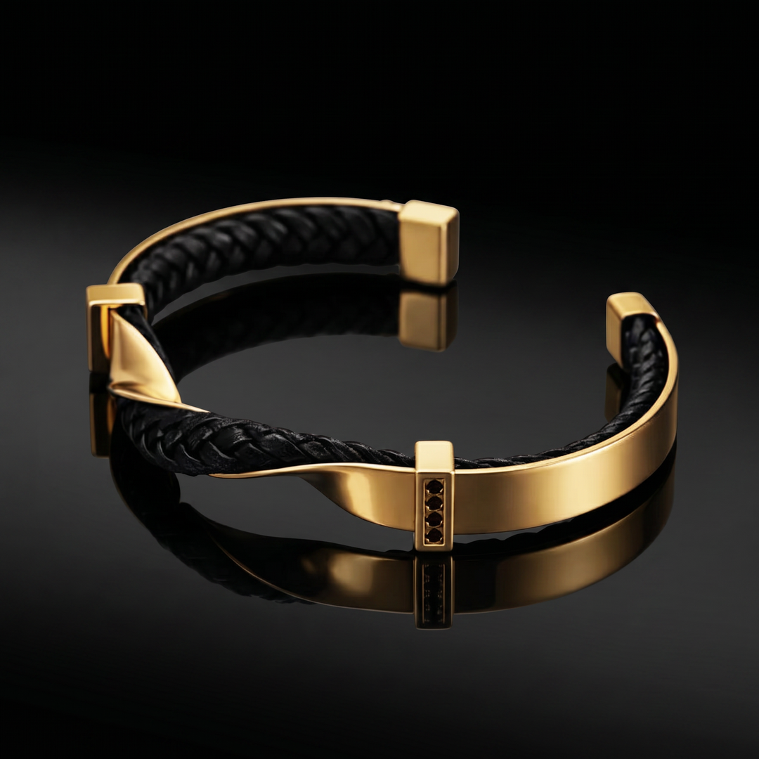 Kayel – Geflochtenes Leder Armband