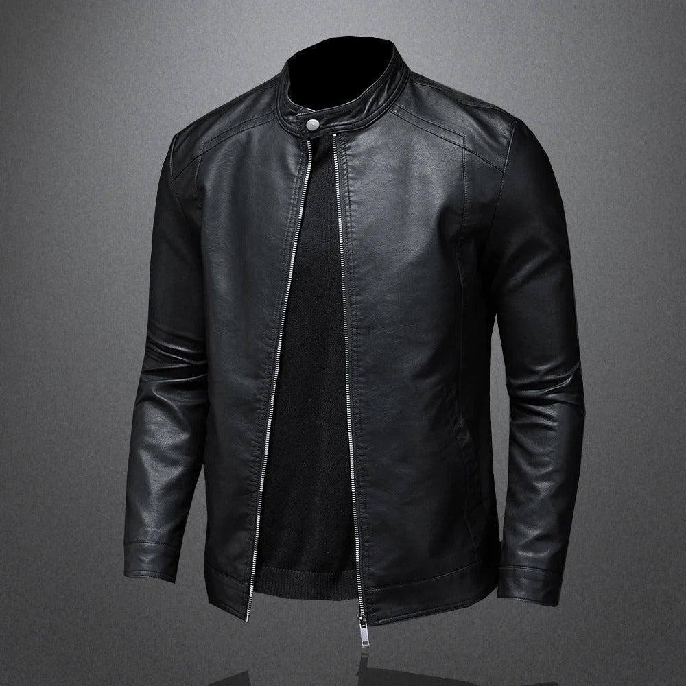 Pawell - Klassische Leder Jacke