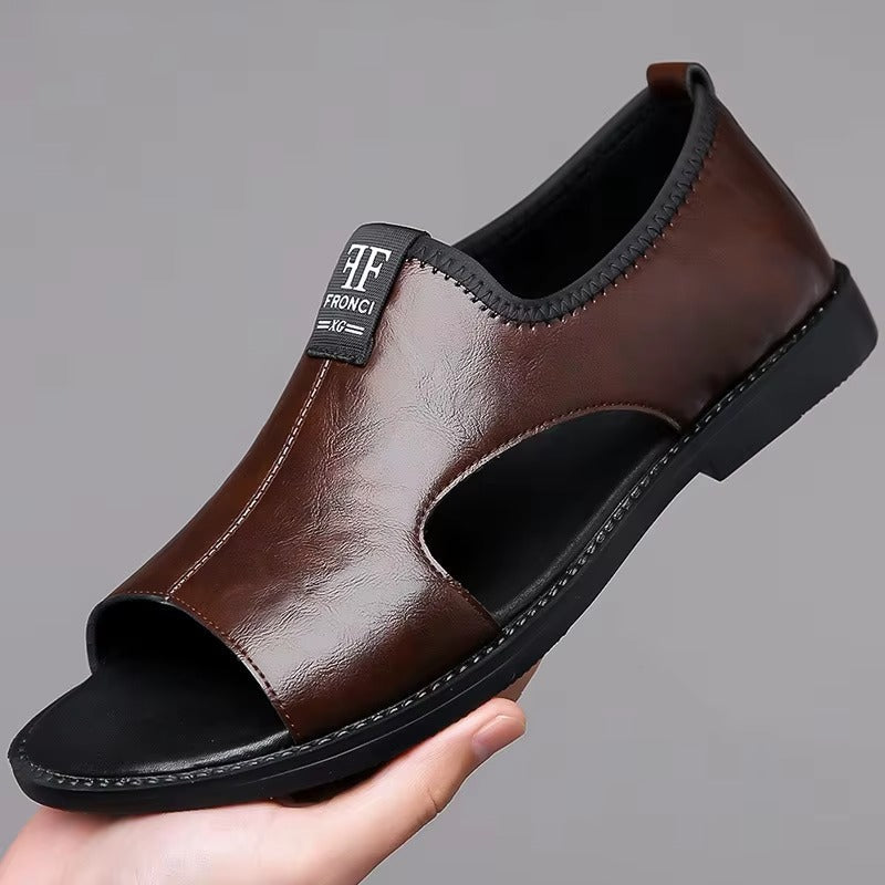 Boriss - Bequeme Ledersandale