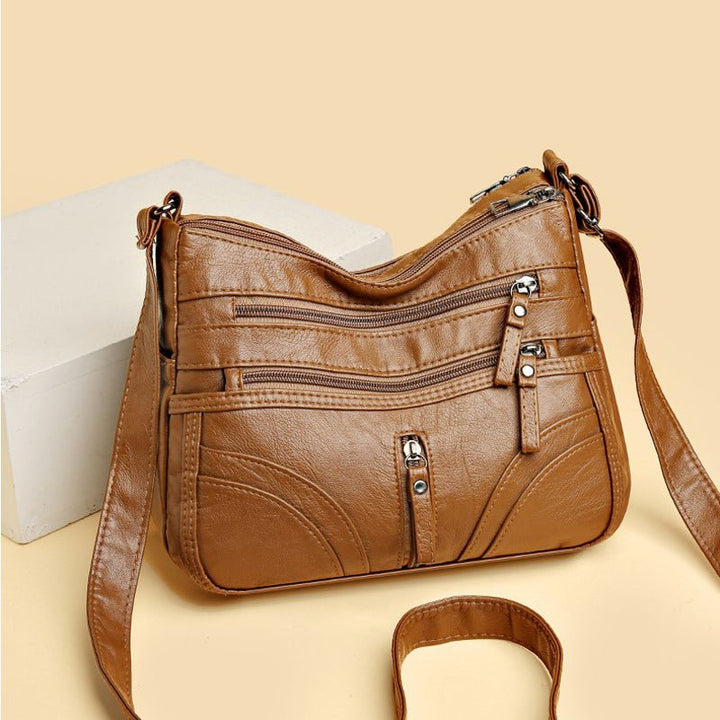 Brendiena - Lässige Vintage-Ledertasche