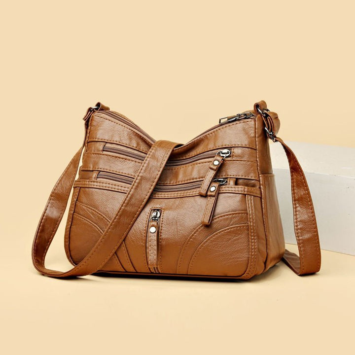 Brendiena - Lässige Vintage-Ledertasche