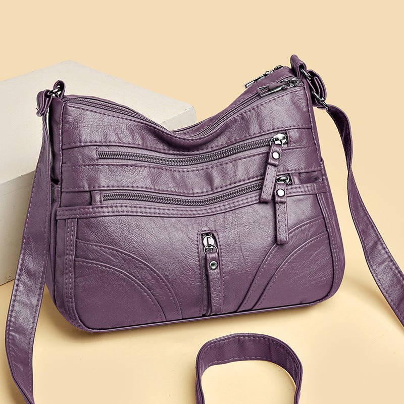 Brendiena - Lässige Vintage-Ledertasche