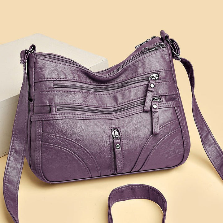 Brendiena - Lässige Vintage-Ledertasche