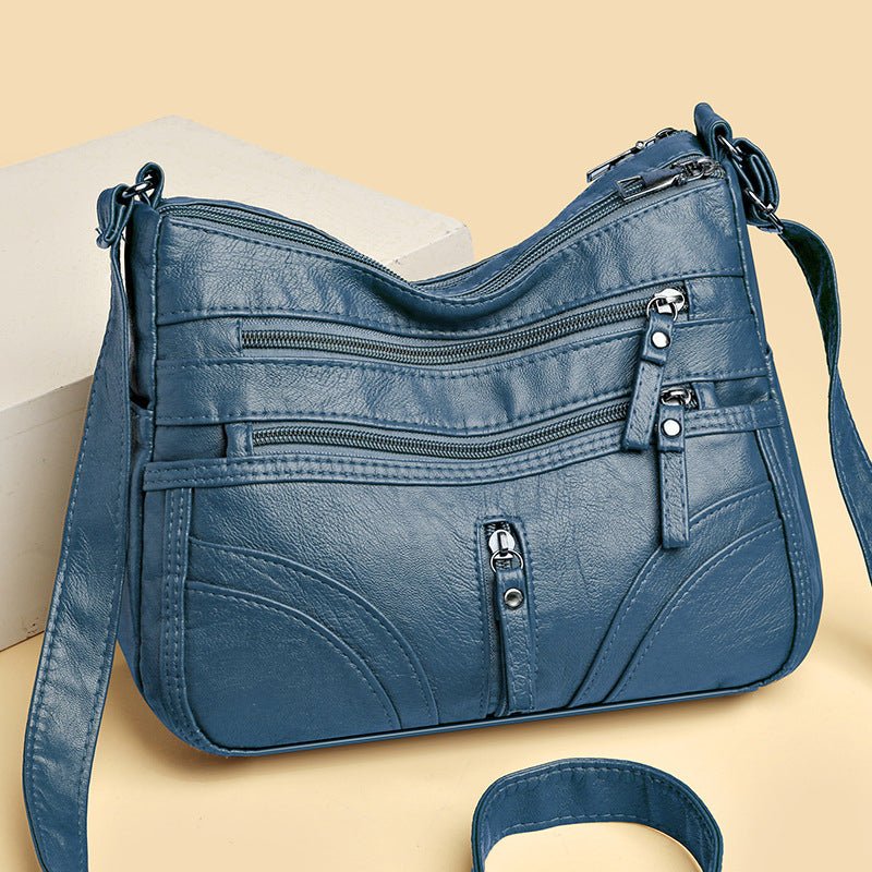 Brendiena - Lässige Vintage-Ledertasche