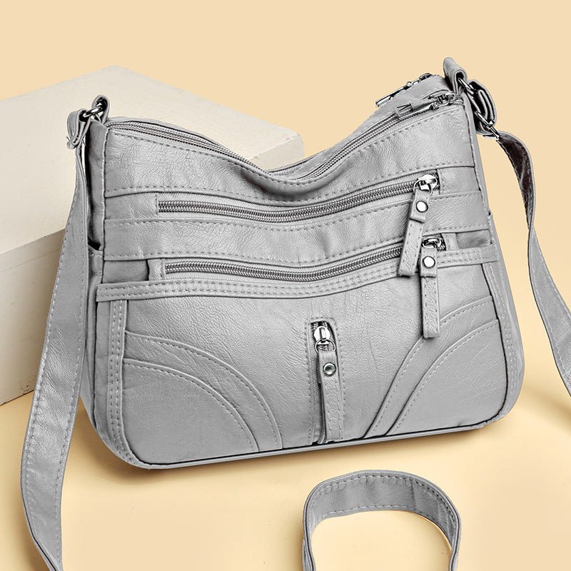Brendiena - Lässige Vintage-Ledertasche