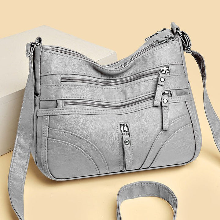 Brendiena - Lässige Vintage-Ledertasche