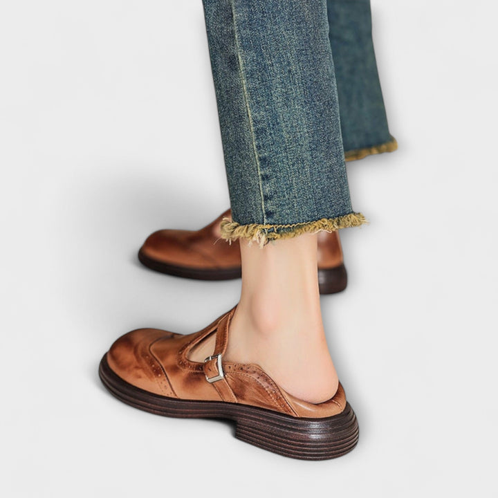 Sarolta – Leder Mary Janes