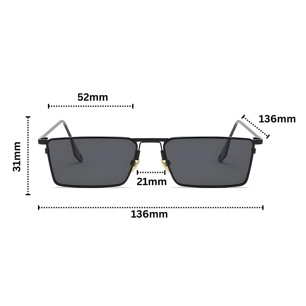 Luminex – Avant Sonnenbrille Mit Eckigem Rahmen
