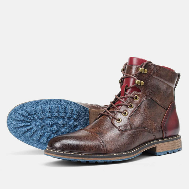 Bjarni – Handgefertigte Premium Leder Oxford Stiefel