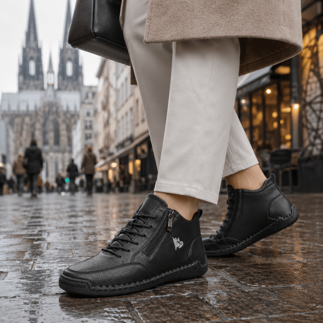 Kanning – Schnür Turnschuh Mit Seitlichem Reißverschluss