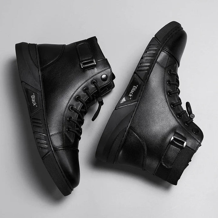 Quentin - Schnürstiefel Aus Leder