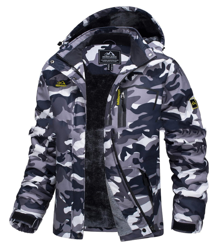 Jerieka – Winterjacke Mit Kapuze Und Fleecefutter