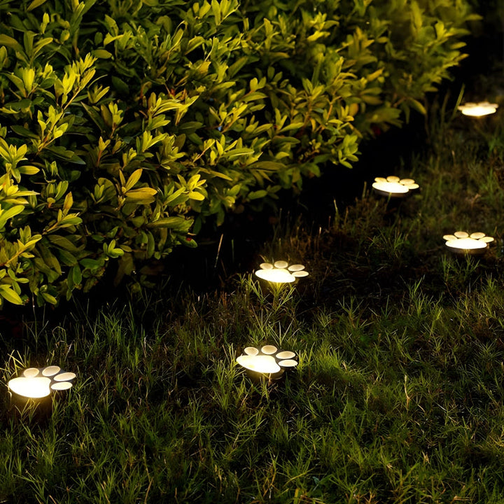 PawGlow – LED-Solar-Gartenleuchte für den Außenbereich