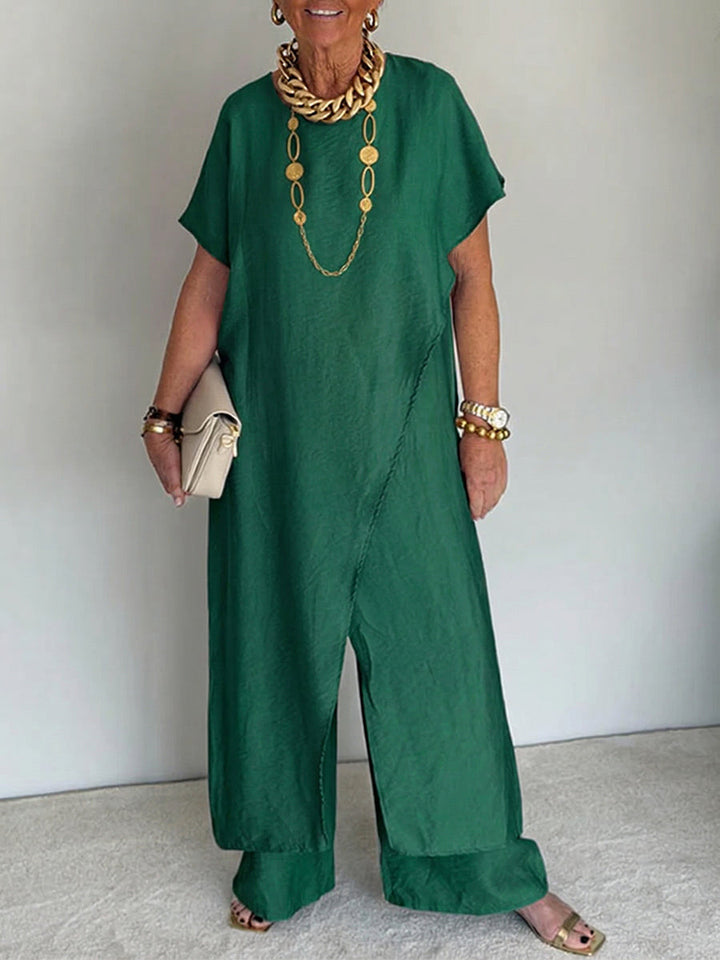 Iasmim - Bequemes Asymmetrisches Locker Sitzendes Kleid