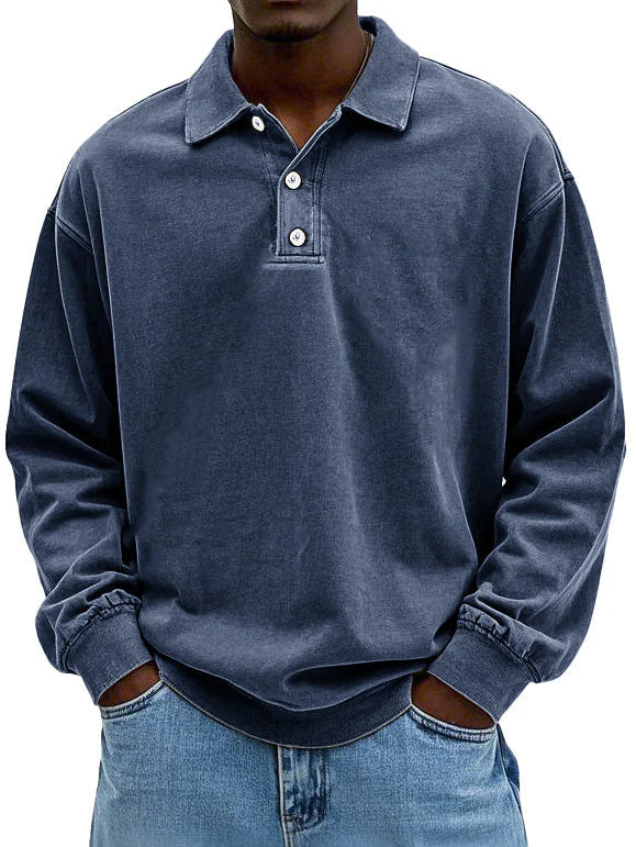 Leonel – Langarm Poloshirt