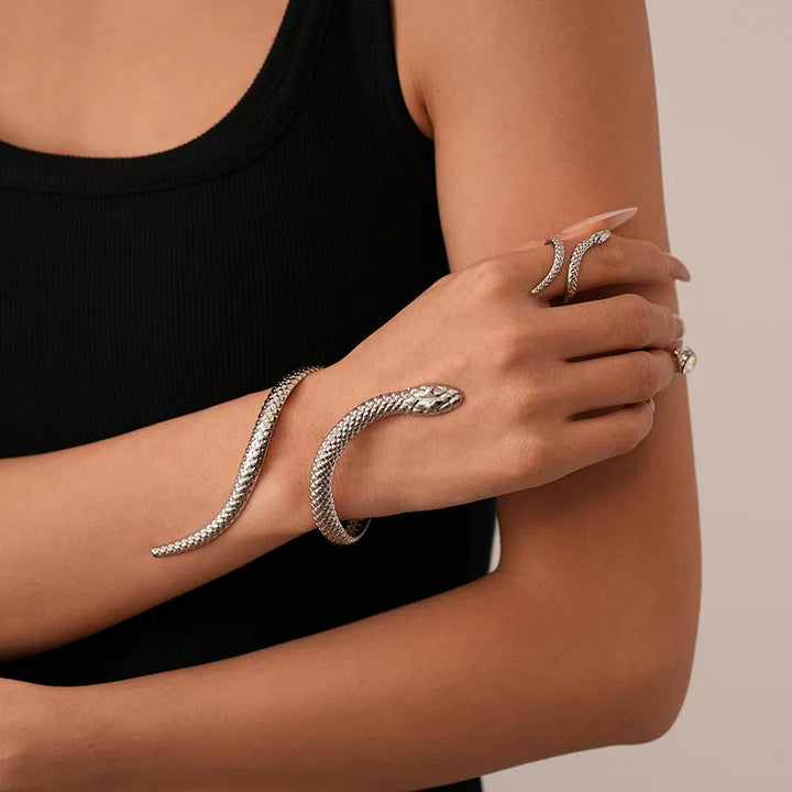 Zevella – Set Aus Armband Und Ring MIT Schlangenmotiv