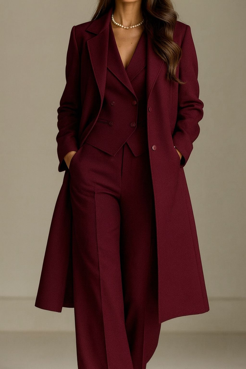 Nidia - Elegantes Dreiteiliges Set