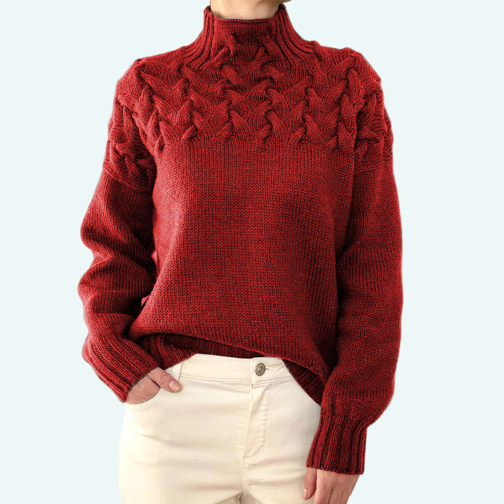 Farrah - Eleganter Strickpullover Mit Rollkragen